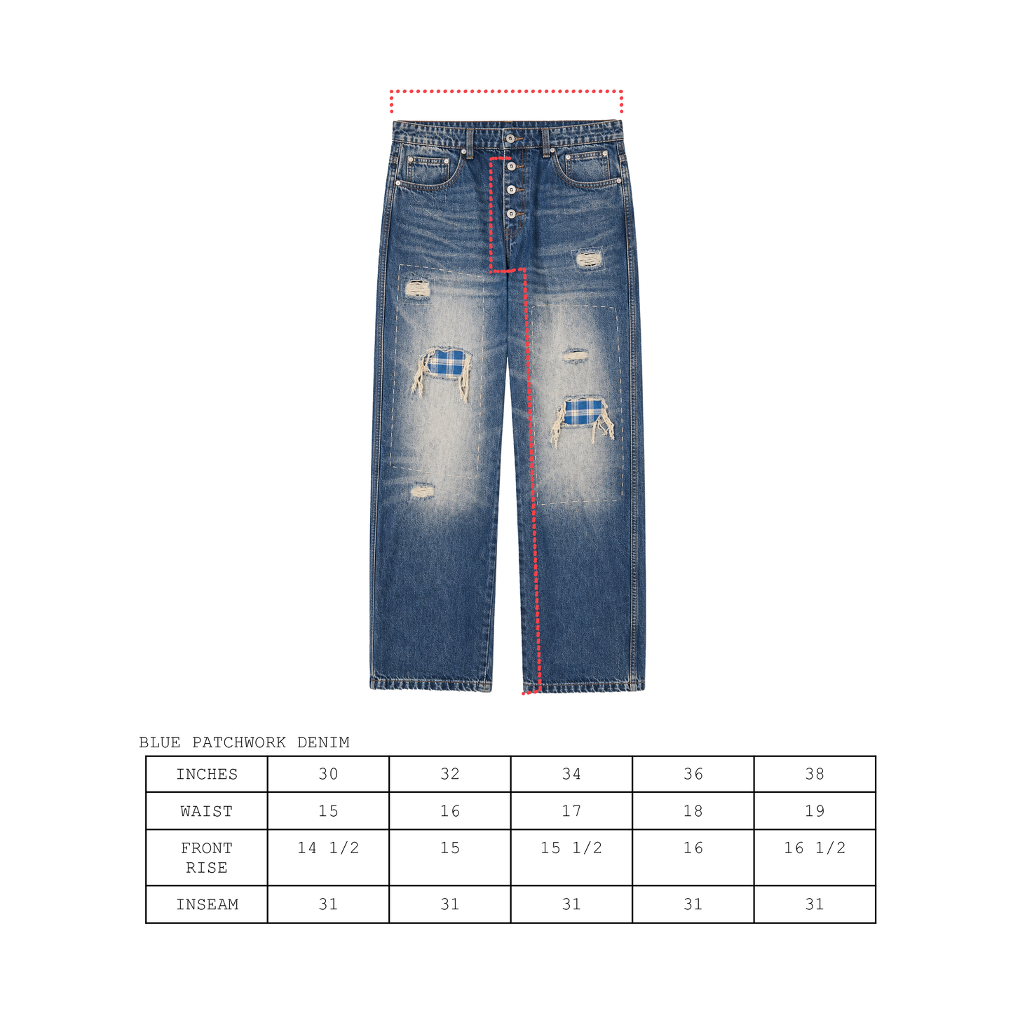 BPP STRAIGHT FIT DENIM