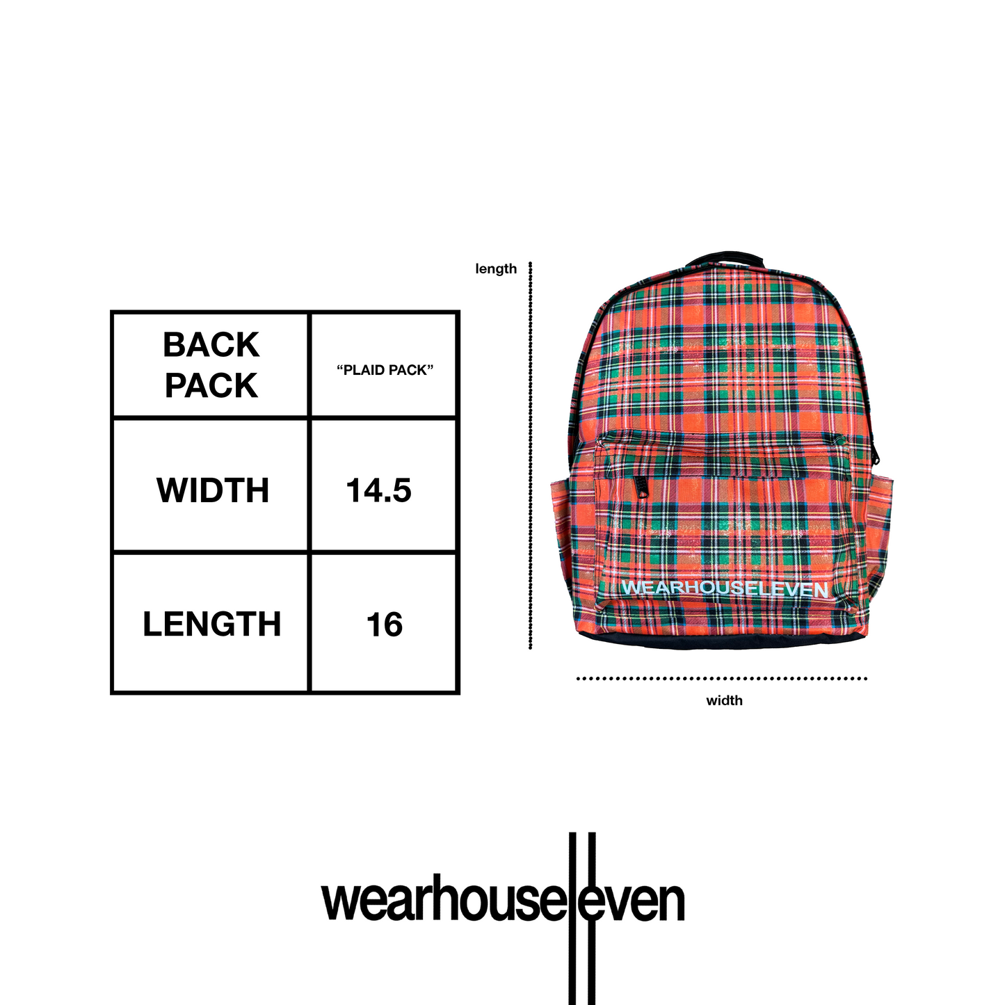 PLAID PACK backpack