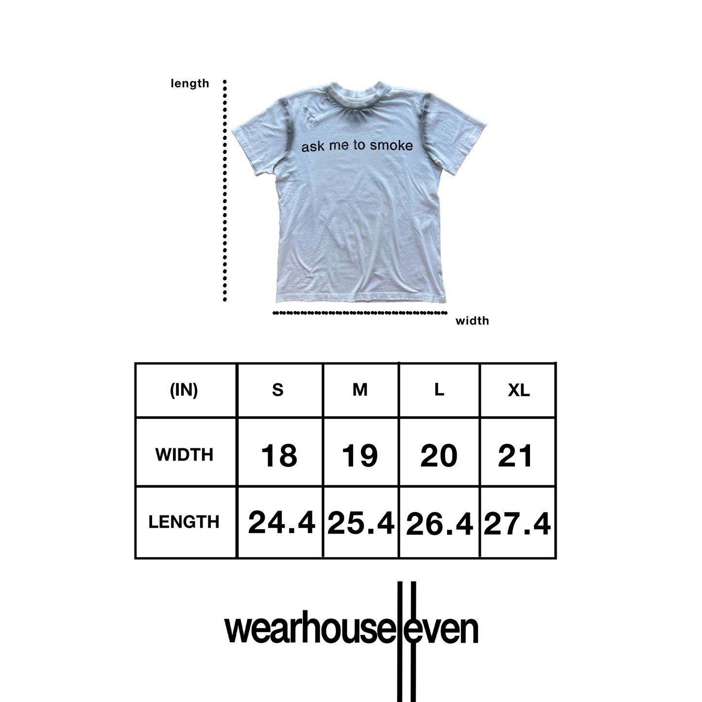 ASK ME TO SMOKE t-shirt