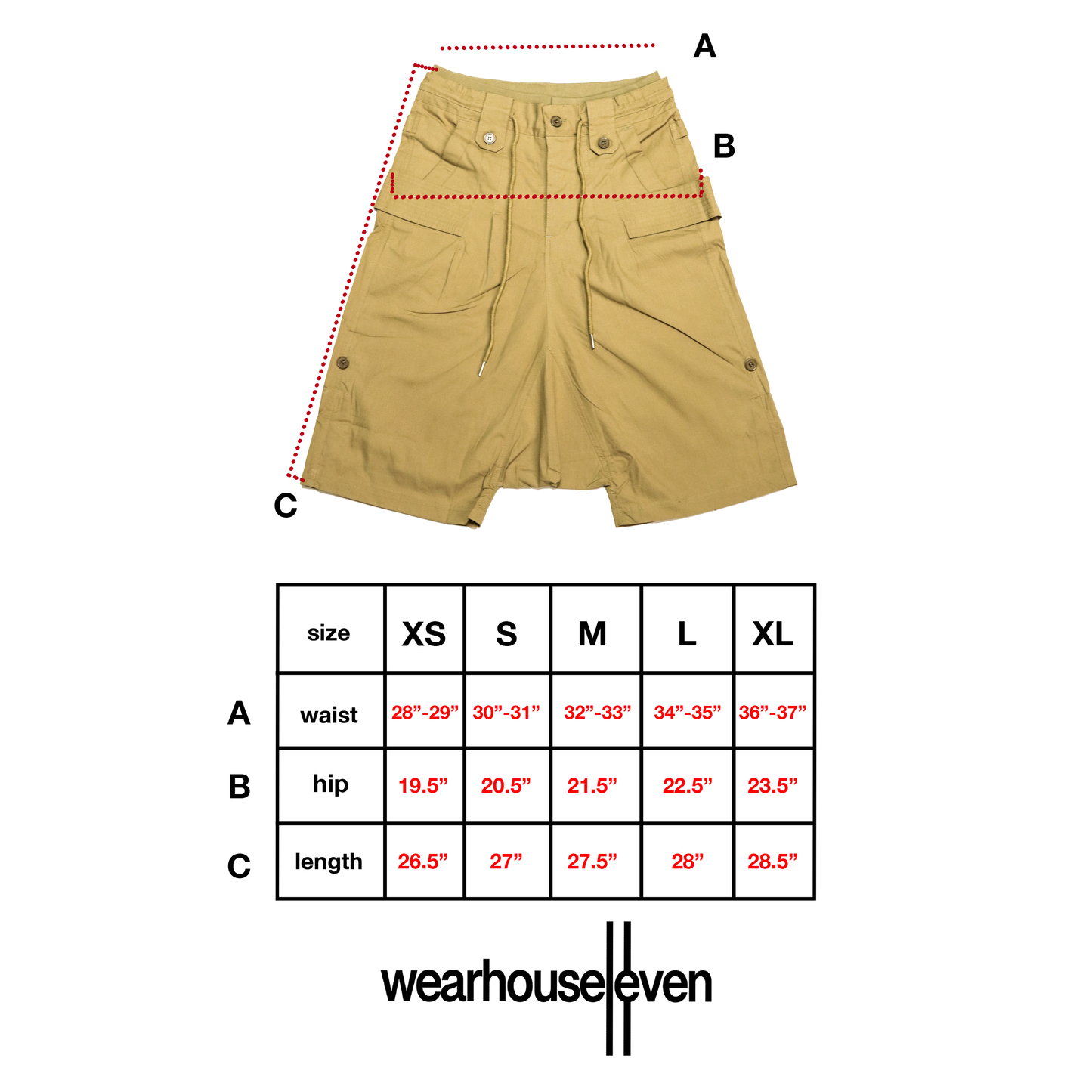 tan RERRY shorts